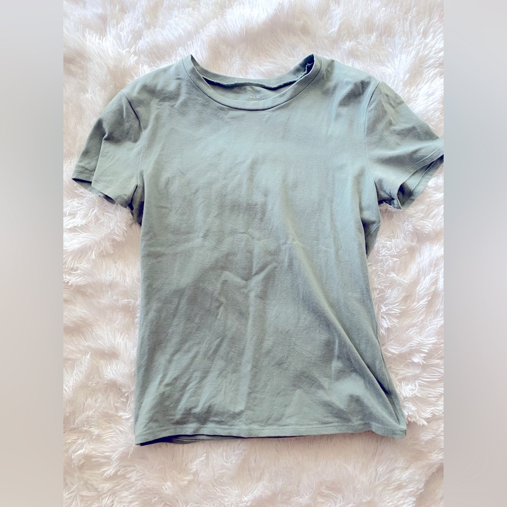 Abercrombie & Fitch Olive Short Sleeve Tee